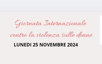 Giornata internazionale per l’eliminazione della violenza contro le donne: PAROLA, CULTURA e PENSIERO