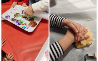 Tante mani insieme: magia di petali e biscotti